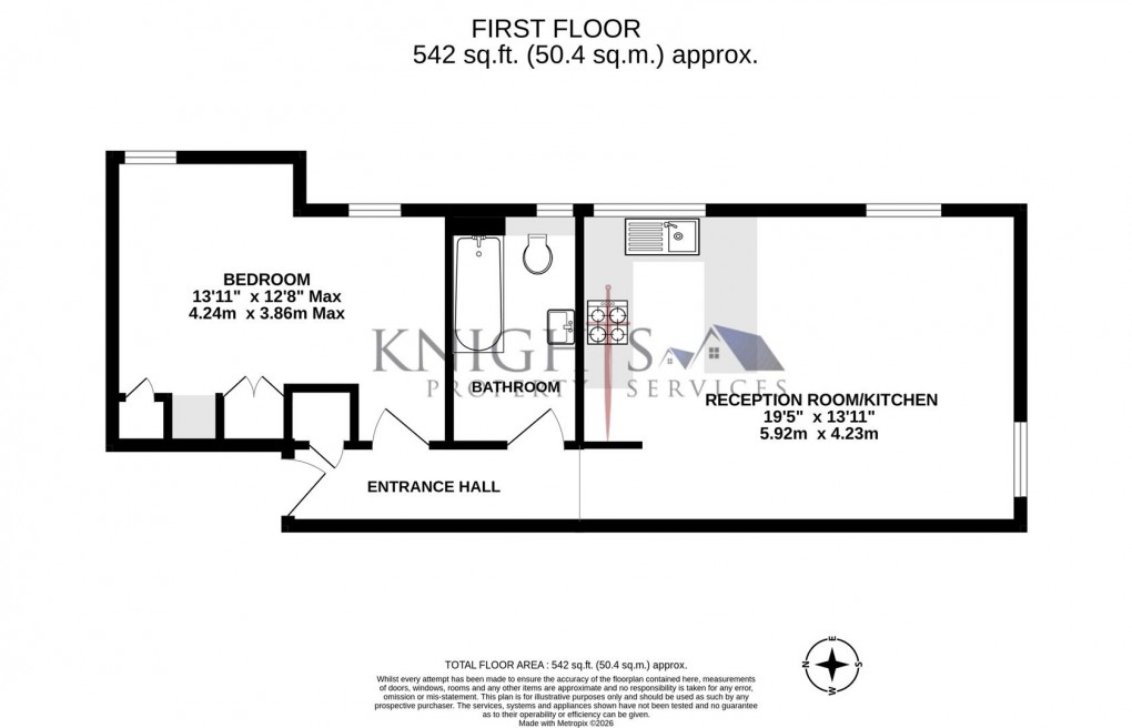 Floorplan for Ivy Drive, Lightwater