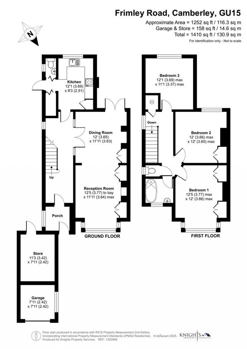 Floorplan for Frimley Road, Camberley