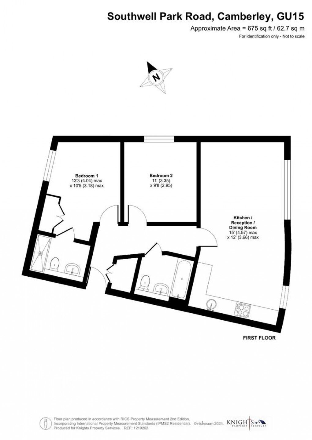Floorplan for Southwell Park Road, Camberley