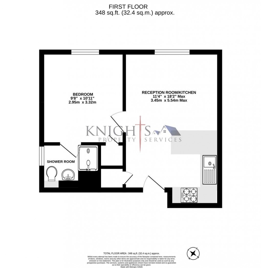 Floorplan for Albert Road, Bagshot