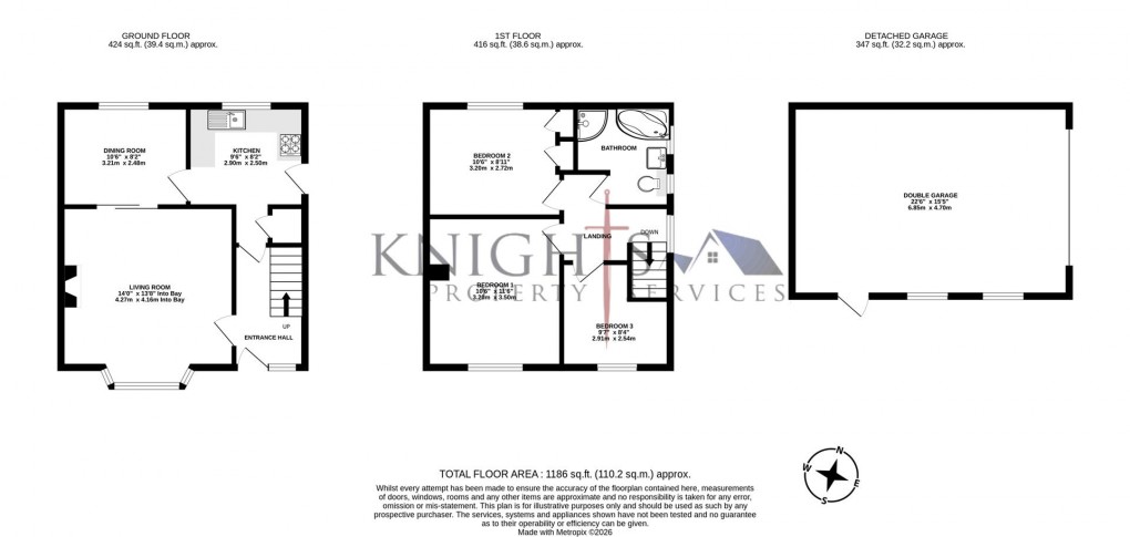 Floorplan for Westfield Road, Camberley