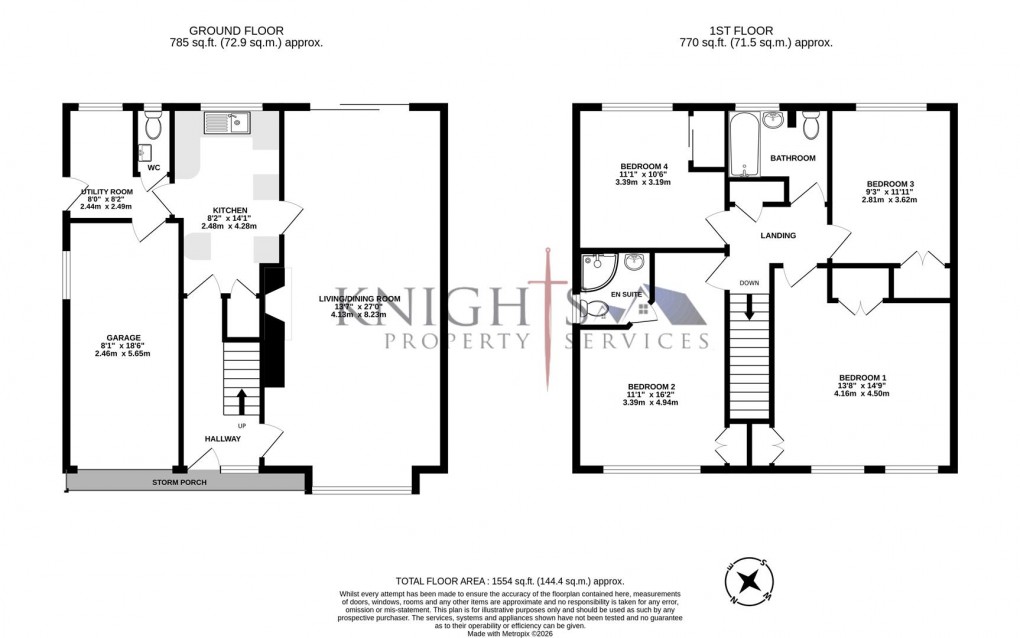 Floorplan for Woodlands Road, Camberley
