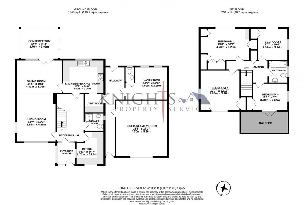 Floorplan for The Maultway, Camberley
