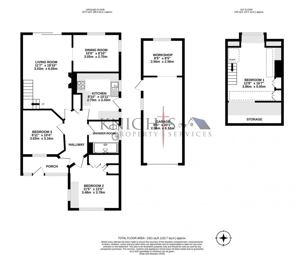 Floorplan for Branksome Hill Road, College Town, Sandhurst