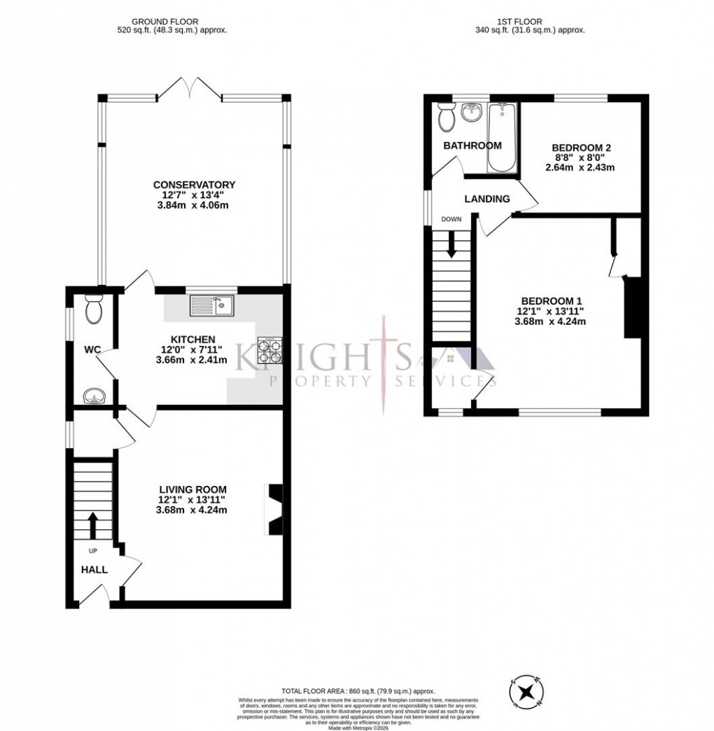 Floorplan for Victoria Avenue, Camberley