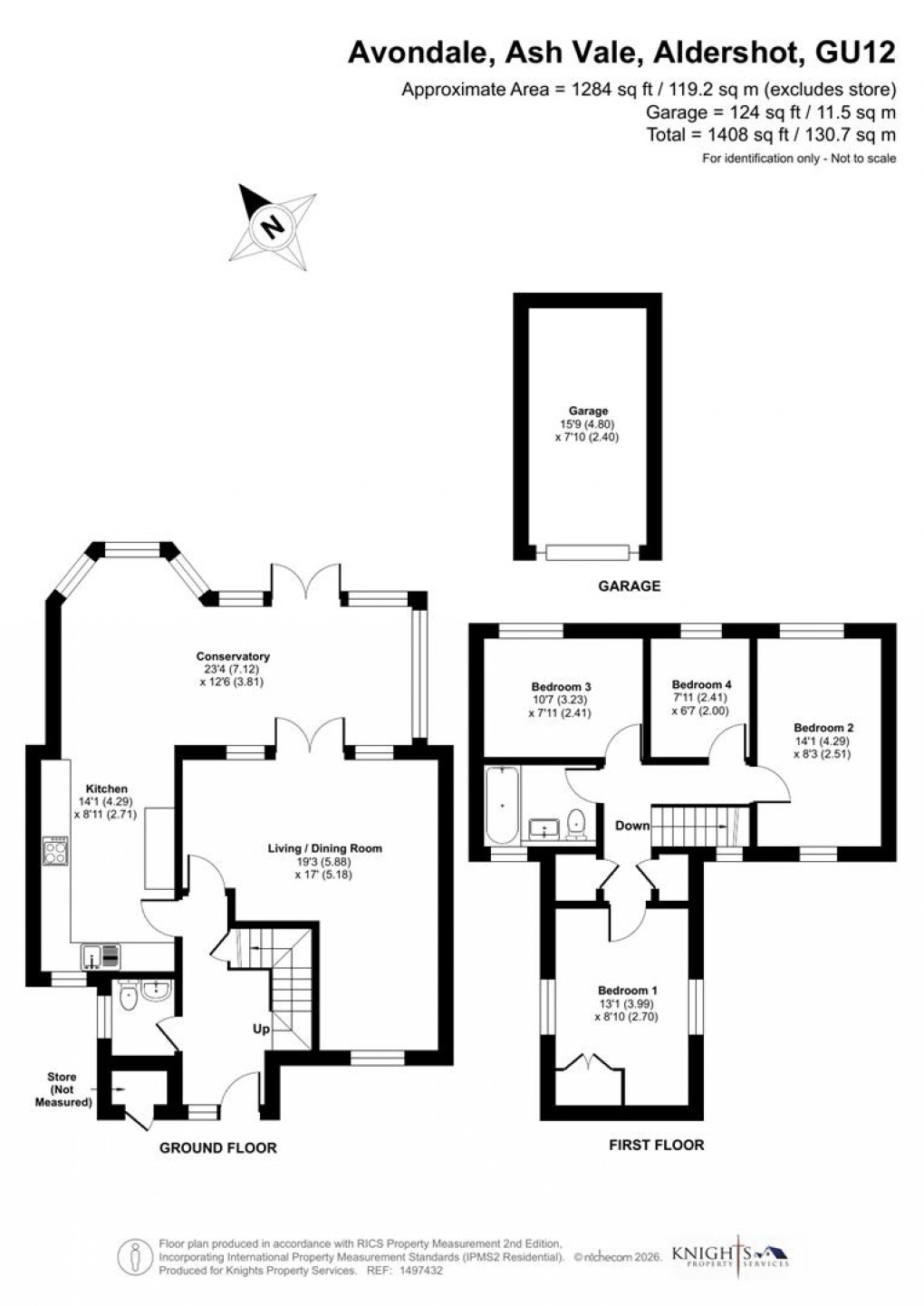Floorplan for Avondale, Ash Vale, Aldershot