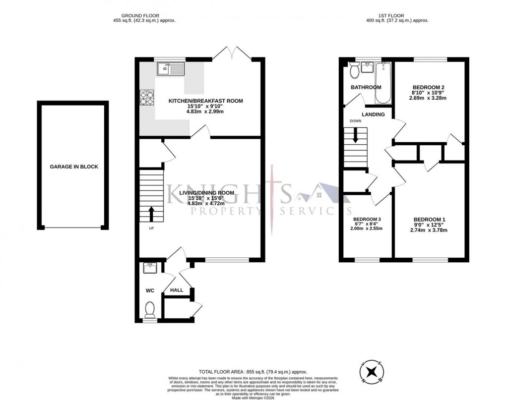 Floorplan for Windermere Walk, Camberley