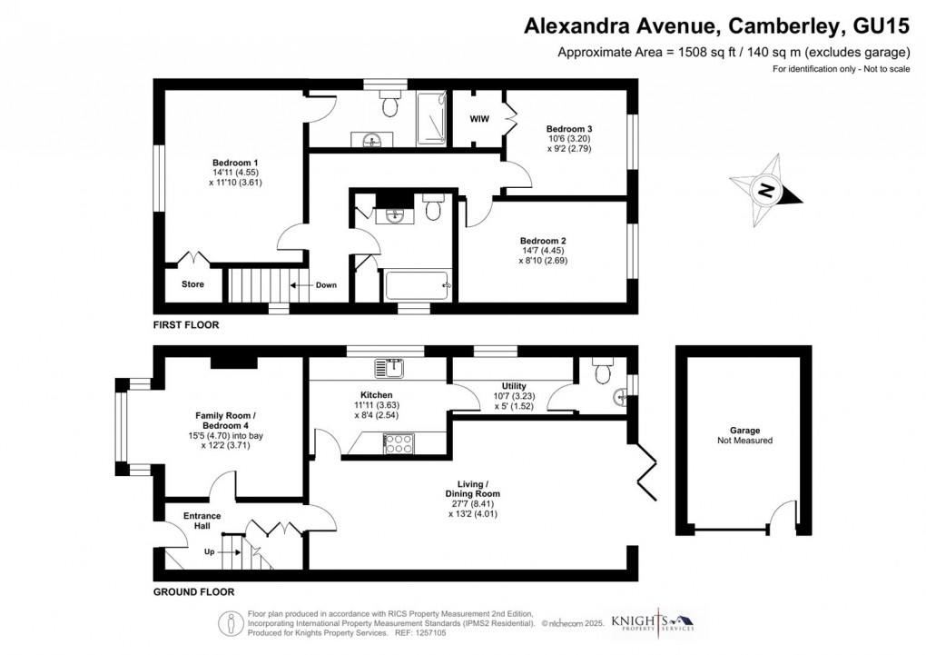 Floorplan for Alexandra Avenue, Camberley