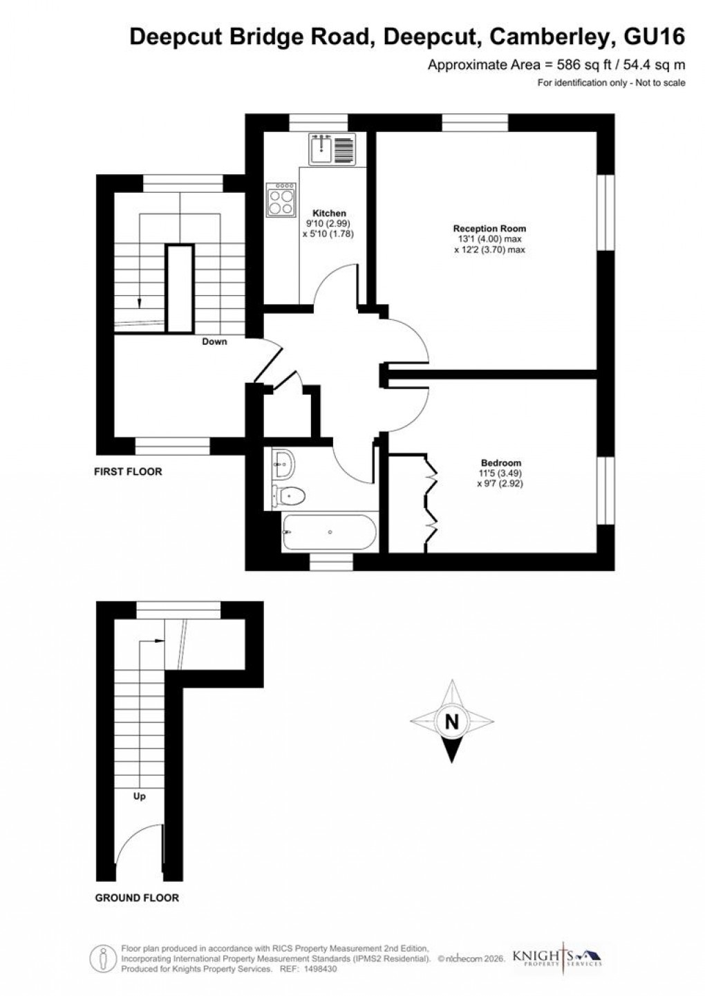Floorplan for North Minden House, Deepcut, Camberley